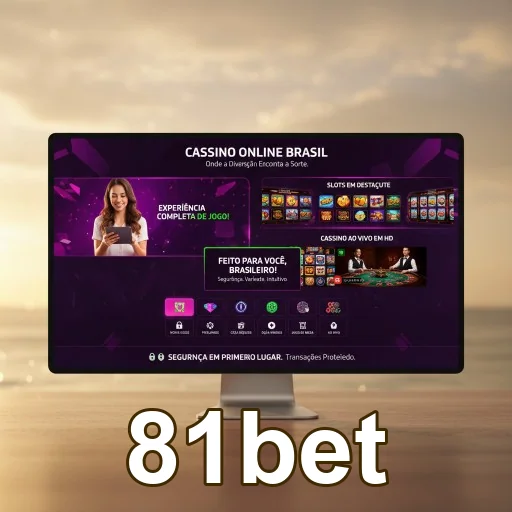 Ilustração de Acesse o aplicativo cassino 81bet e jogue com segurança