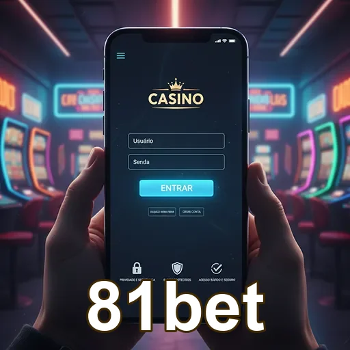 Ilustração de Acesse o aplicativo cassino 81bet e jogue com segurança